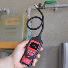 Gas Analyzer Leak Detector Meter Combustible Flammable Natural Tester 9999 PPM 20% LEL Hfiwu