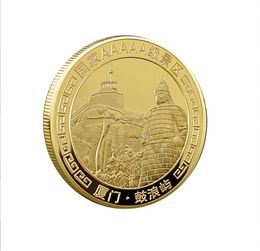 Искусство и ремесла Сямен Гулангю памятная монета творческая городская впечатление от далеки знаменито
