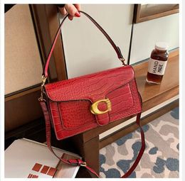 Womens man tabby designer messenger bags luxury tote handbag leather baguette shoulder bag High quality square crossbody fashion satchel hobo fashion bag CH2308