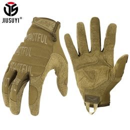 Cycling Gloves Fashion Full Finger Gloves Touch Screen Army Military Tactical Glove Paintball Airsoft Shooting Combat Bicycle Mittens Men Women 231108