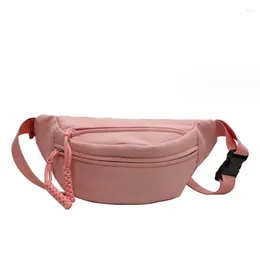 Waist Bags Leisure Bag Women's Fashion Chest Crossbody Large Capacity Solid Sport Shoulder Pack