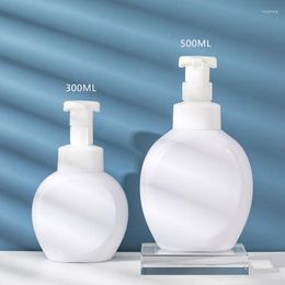 Storage Bottles 300ml Plastic Foam Pump Bottle Refillable Empty Cosmetic Container Cleanser Soap Shampoo Foaming Makeup Travel