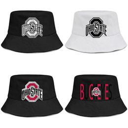 Ohio State Buckeyes football logo mens and womens buckethat styles uk bucket baseballcap old Print black Marble white sunflower Ga257F