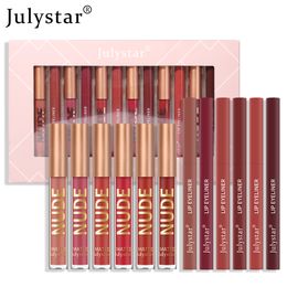 Makeup Europe and the United States tasty 12 sets of Colour lip line set combination waterproof and sweatproof non-stick cup matte lip glaze wholesale