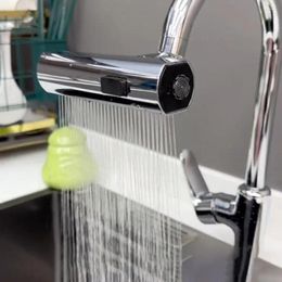Kitchen Faucets Efficient Water-saving Faucet Nozzle 360 Degree Rotating Versatile Anti-splash Sprayer For Home Enhance