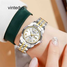 Quartz Watch High Precision New Quartz Watch Simple Steel Band Fashionable Women's Temperament