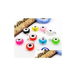 Charms 500Pcs/Lot Mixed Hamsa Evil Eye Kabh Luck Charms Pendant For Jewellery Making Craft 17X11Mm Drop Delivery Jewellery Jewel Dhgarden Dhp7N