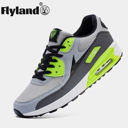 Dress Shoes FLYLAND Mens Sneakers Trend Casual Shoe Cushion Running Breathable Leisure Male Sports shoes Nonslip Footwear men 230407