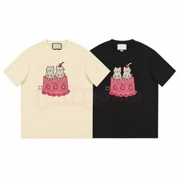 Designer Men Womens T Shirt Mens New Cat Printing Tees Couples Summer Tops Size XS-L
