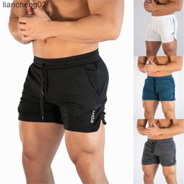 Men's Shorts 2019 Men Fitness Bodybuilding Shorts Man Summer Gyms Workout Male Breathable Mesh Quick Dry Sportswear Jogger Beach Short Pants W0408