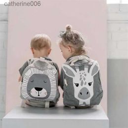 Backpacks Children Backpack Toddler Kids School Bag Backpack For Baby Kids Cute School bag boy girl light Bag Rabbit Butterfly lion BagL231108