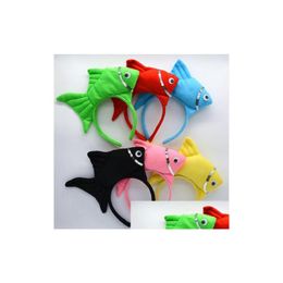 Party Hats Animal Ocean Sea Fish Headband Kids Adts Boy Girl Cosplay Headwear Birthday Hair Accessories Halloween Christmas Gb457 Dr Dhdq3