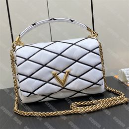Top Quality GO-14 Purse Lady Designer Handbag Crossbody Bag Twist Buckle Pico Tote Genuine Leather Shoulder Bag For Women Luxury Handbags