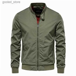 Men's Jackets Men Casual Windbreaker Fashion Bomber Jacket Military Army Jackets Male Coat Camping Baseball Jacket Hiking Outwear Man Clothing Q231109