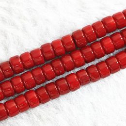 Beads Natural Red Coral Stone 2x4mm 3x5mm 4x6mm Fashion Abacus Rondelle Loose Classical Jewellery Making 15 Inch B650