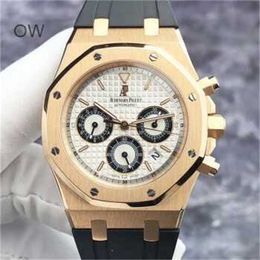 Swiss Watch Royal Oak Audemar Pigue Men's Automatic Mechanical Wristwatch Epic Series 26022or Rare Panda Plate 18k Rose Gold 39mm Automatic Mechanical WN-WULX