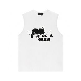 Mens Tank Tops Cotton Sleeveless T Shirt Designer Letters Printed Sexy Off Shoulder Vest Summer Casual Mens Clothing Loose Breathable Gym Fitness Sportswear#11