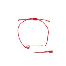 Charm Bracelets 50Pcs/Lot Mixed Lucky Hamsa String Evil Eye Red Cord Adjustable Bracelet Diy Jewellery Drop Delivery Jewellery Br Dhgarden Dhd9S