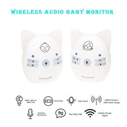 Cute Audio Baby Monitor Foetal Baby Cry Vibration Alarm Reminder Portable Baba Electronics Wireless Baby Monitor V30