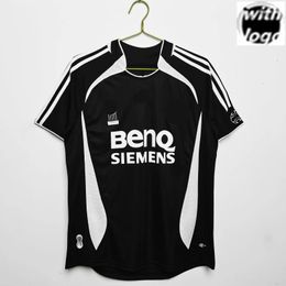 Vintage Retro Series 2006 07Real Madrids Away Vintage T-Shirt Igua Cannavaro BELLINGHAM CAMAVINGA men Classic Player Version Soccer Jerseys football Fans Tops