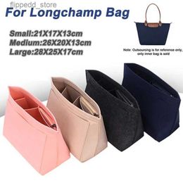 Cosmetic Bags Felt Insert Bag Fits For Handbag Liner Bag Felt Cloth Makeup Bag Support Travel Portable Insert Purse Organizer Q231108