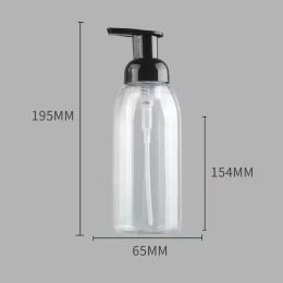 Fashion Packaging Bottles 360ml Hand Sanitizer Foam Pump Plastic Bottle For Disinfection Liquid Cosmetics