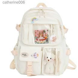 Backpacks Canvas Schoolbags For Teenage Girls Boys Backpack Women Laptop Rucksack School Bags For Boys Travel Bagpack Mochila EscolarL231108