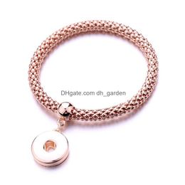 Charm Bracelets Factory Direct Sales Fashion Button Bracelet Corn Cob Diy Personality Collocation Drop Delivery Jewellery Dhgarden Dh6Ac