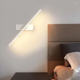 Wall Lamp LED Reading Light For Bedroom El Headboard Night Book 330°Rotation Bedside AC90-265V