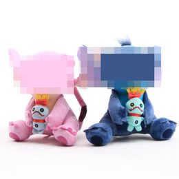 Wholesale Cartoon Stuffed toy Alien Dog Cute Anime Plush Toy Grab Doll