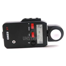 Freeshipping F4 19" LCD Digital Reflective / Incident / Flash Light Flashlight Metre Tester Silicon Blue Cell For DSLR SLR Camera Ogbu