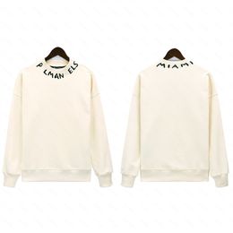 Palms Palm Angel PA Loose Designer Letter Printing MIAMI Men Woman Retro Pullover Sweatshirts Long Sleeve Jumper Tops Streetwear Clothing Angels 7537 PGP
