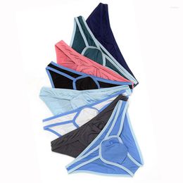 Underpants 8PCS/Lots Men Briefs Mesh Breathable String Homme Underwear Jockstrap Bugle Pouch Sissy Panties Cuecas Calzoncillos