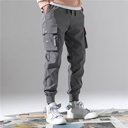 Mens Pants MenS Cargo Techwear Sweatpants Streetwear Trousers For Men Jogging Oversize Sports Clothing Joggers Spring Summer Thin 230407