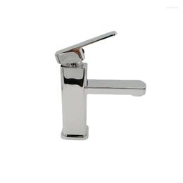 Bathroom Sink Faucets Self Produced And Sold Square Single Hole Washbasin Upper Basin Faucet Cold