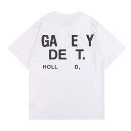 Men's T-Shirts T-shirts Designer Galleryes depts Shirt Alphabet Print Trendy Trend Basic Casual Fashion Loose Short T-shirt H315q