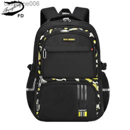 Backpacks Fengdong kids school bags for boys waterproof school backpack large capacity book bag primary school supplies children bag giftL231108