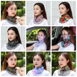 Scarves Fashion Wild Magic Scarf For Women Summer Sun Protection Neck Face Silk Hanging Ear ScarfScarves Kiml22