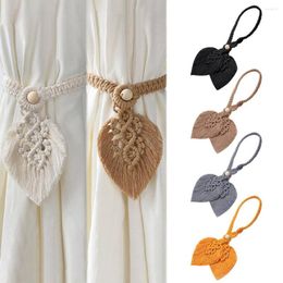 Curtain High Quality Bohemia Tiebacks Macrame Drapery Fastener Tie Back Holder Cotton Rope Hand Woven Home Decoration