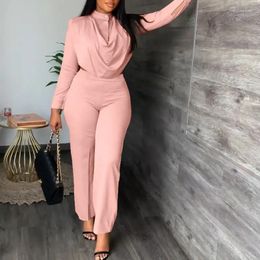 Women's Two Piece Pants Elegant Fall Sets Womens Outifits Crop Top Office Lady Suits Plus Size Clothing 2 Loungewear For Women 2023