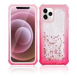 Customised Bling phone case For iphone 15 15 pro 15 plus 15 pro max TPU PC 2 in 1 Protective Shockproof Cover oppbag