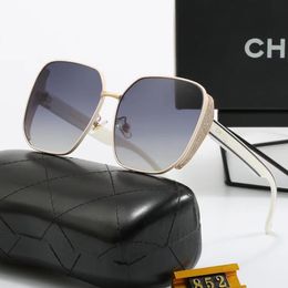 Fashion Classic Designer Sunglasses For Men Women Sunglasses Luxury Polarized Pilot Oversized Sun Glasses UV400 Eyewear PC Frame Polaroid Lens Sh852