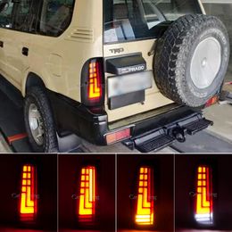 Car LED Taillight Tail Light For Toyota Prado 2700 3400 LC90 LC95 1996-2002 Rear Running Light Brake Reverse Turn Signal