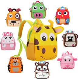 School Bags 3D Animal Kids Backpack Infant School Bags for Children Backpack Schoolbags Kindergarten Girls Boys School bags Satchel Mochila 230408