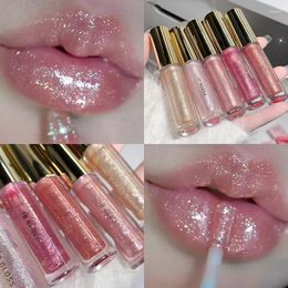 Lip Gloss Mirror Pearl Glitter Oil Long-lasting Moisturising Plumping Tint Makeup Sparkle Water Light Glaze Liquid Lipsticks