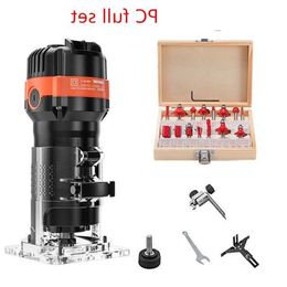 2800rpm Common Tools Woodworking Router Wood Hand Machine Electrict Trimmer EU 220V Milling Cutter Trimming Slotting Cutting Prnhd
