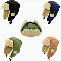 Newest Designerstrappper Hats Ear Protection Caps Winter Warm Leisure Windproof Hat for Men/women