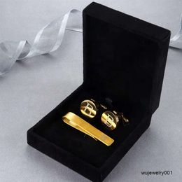 Cufflink Manufacturer Supplier Customised Metal Cuff Links Men Cufflinks And Tie Clips With Box Packaging