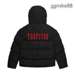 Trapstar Jacket London Designer Jacket Decoded Hooded Puffer Ice Blue Jacket Embroidered Lettering Hoodie Fur Mens Winter Coat Sweater Jackets for Men VWTF