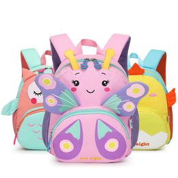 School Bags Children School Bags For Kids Knapsack 3D Cartoon Animal Baby Backpacks Kindergarten Schoolbag Kids Double Shoulders Bag 230408